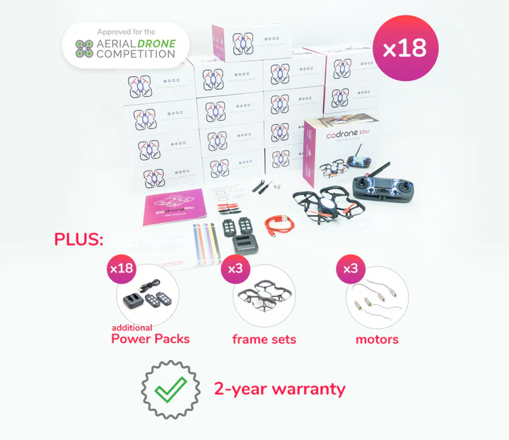 CoDrone EDU Classroom 18-Pack