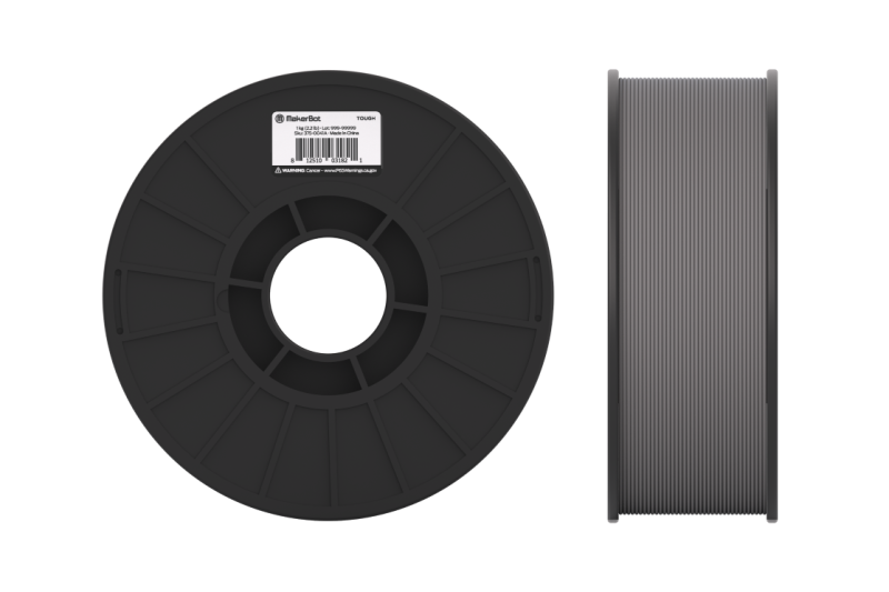 MakerBot Sketch Tough filament in gray, 1kg 2.2lb spool