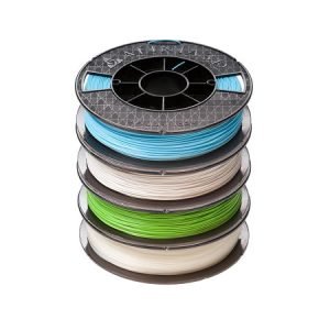 PLA Premium 1.75 Filament,500g,4-Pack,Blu,Gry,Grn,Ntrl