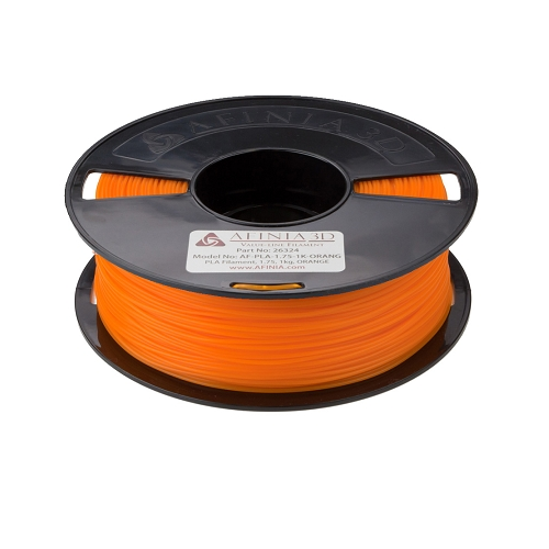 AFINIA Value-Line Orange PLA Filament, 1.75, 1kg (26324)