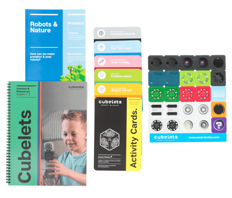 Cubelets Lesson Plan Bundle: Launchpad edition Grades 1 to 3