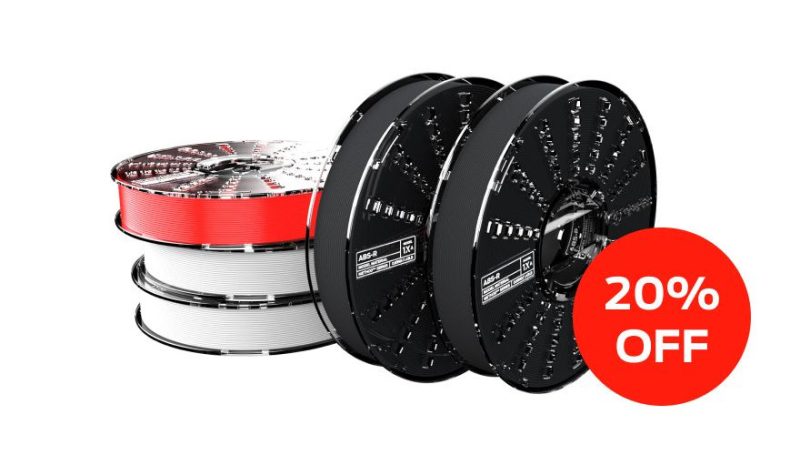 MakerBot METHOD ABS-R Filament 5 Pack (Buy 4, Get 1 Free)