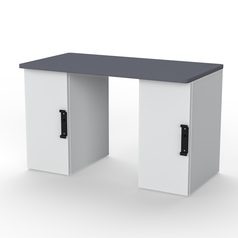 Desk + Trays Set for 4 V5 Classroom Starter Kits (4 Clawbots) - with Doors