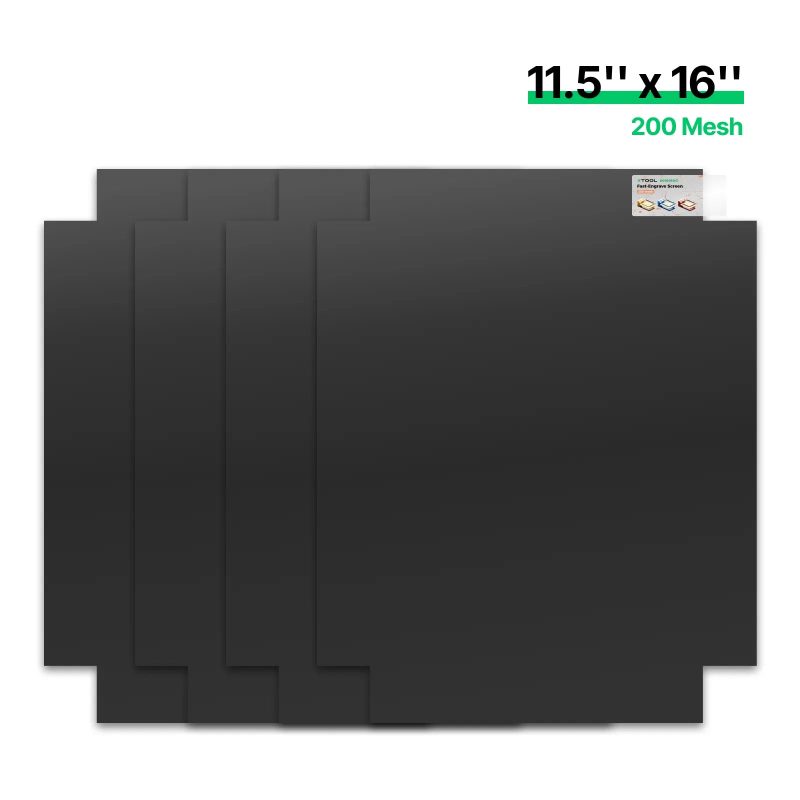 xTool 200 Mesh Polyester Screen Printing Screen Board 11.5x16in 4Pk