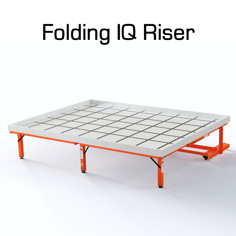 Mobile Folding VEX IQ Field Riser, 16″ Tall, 6’x8′
